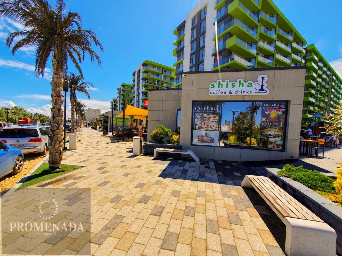 Melisea Aparthotel Pool & Spa Mamaia Nord Năvodari Exteriör bild